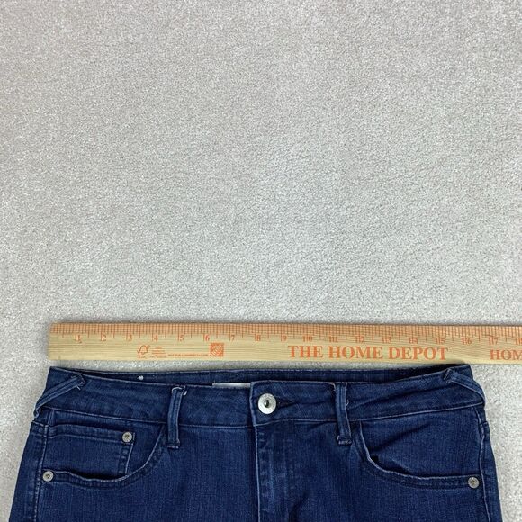 C&C California Jeans Women's 8/29 Blue Dark Wash Denim Slim Straight - Picture 11 of 14